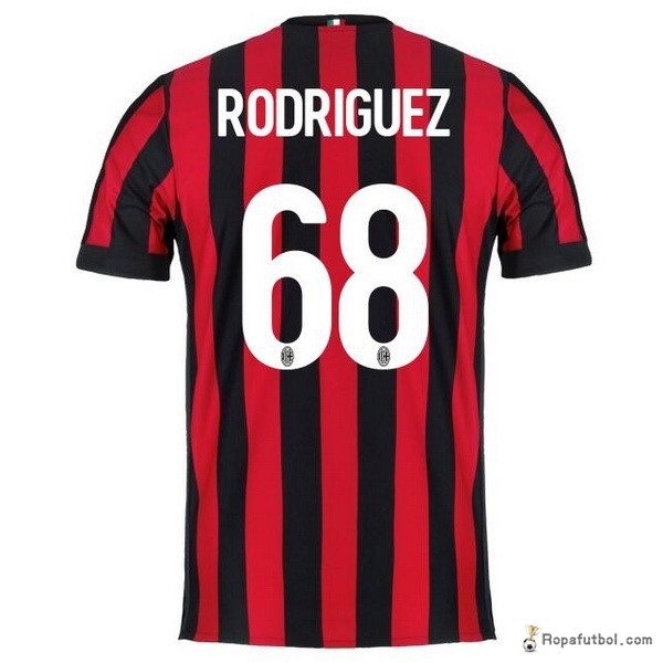 Camiseta AC Milan Replica Primera Ropa Rodriguez 2017/18